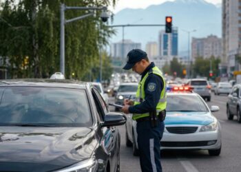 Более 2 тысяч нарушений за сутки: полиция Алматы подвела итоги дорожных рейдов