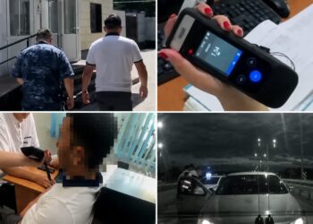 В области Жетісу пьяный водитель устроил ДТП и попытался скрыться