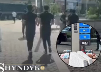 «Дала Қырандары» провели акцию у «ҚазАвтоЖол»: активисты не стали общаться с компанией