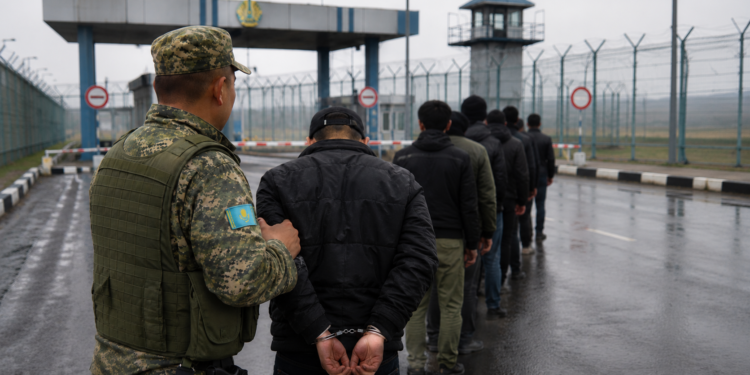 Почти 5 тысяч нарушителей задержали на границе Казахстана за месяц