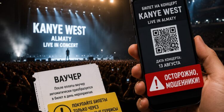 Билетов с QR-кодом пока не будет: полиция Алматы предупредила фанатов Канье Уэста