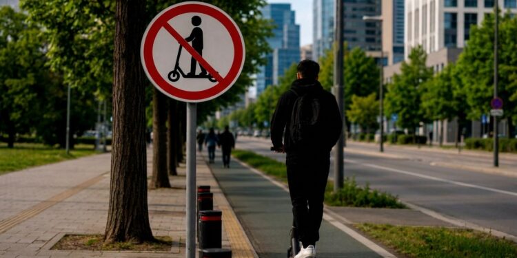 Электросамокатчикам закрыли тротуары в Казахстане