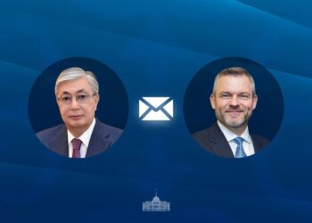 Токаев поздравил президента Словакии с Днем Конституции