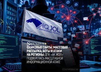 Фейковые сайты, массовая рассылка, боты и атаки на регионы: ДПК «Ак жол» подверглась масштабной информационной атаке