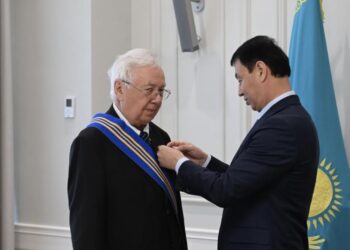 Валерий Михайлов был награждён орденом «Барыс»