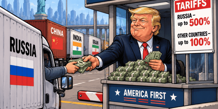 До 500% на российские товары: Трамп подписал новый санкционный закон