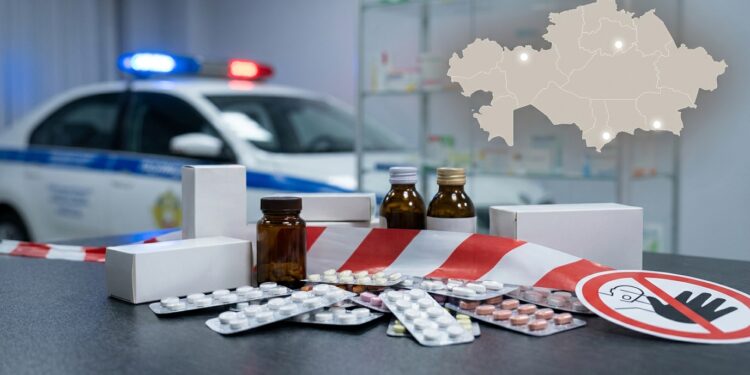 Более тысячи препаратов изъяли при пресечении аптечного канала в Актюбинской области