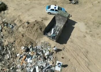 В Шымкенте дрон поймал нарушителя на незаконном выбросе мусора