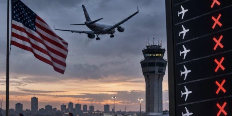 В США приостановили полеты в нескольких аэропортах после повреждения оптоволоконного кабеля