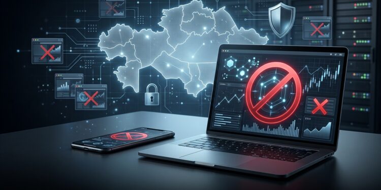 В Казахстане запретили работу шести криптоплатформ без лицензии