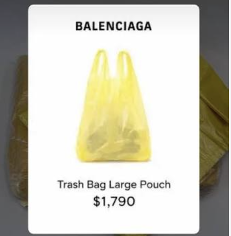 Как Balenciaga продает нам обычный мусорный мешок и в чем гениальность этого маркетинга