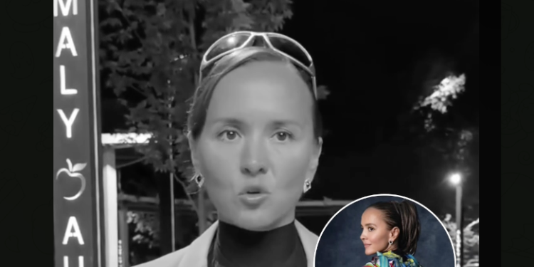 Желіде тараған бейнежазбадан кадр/Скриншот видео из соцсетей