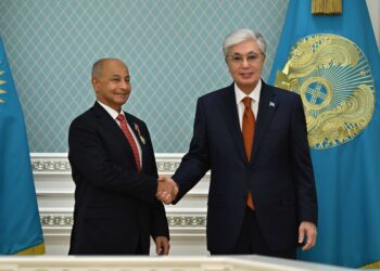 Токаев наградил президента World Aquatics орденом «Достық» II степени