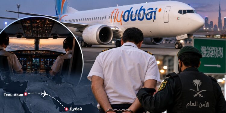 Второго пилота Flydubai арестовали после нападения на капитана во время рейса в Тель-Авив