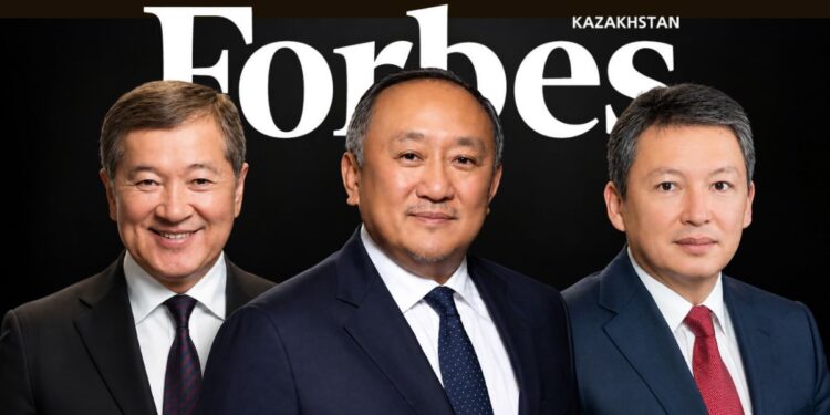 Forbes опубликовал рейтинг 50 самых влиятельных бизнесменов Казахстана в 2026 году